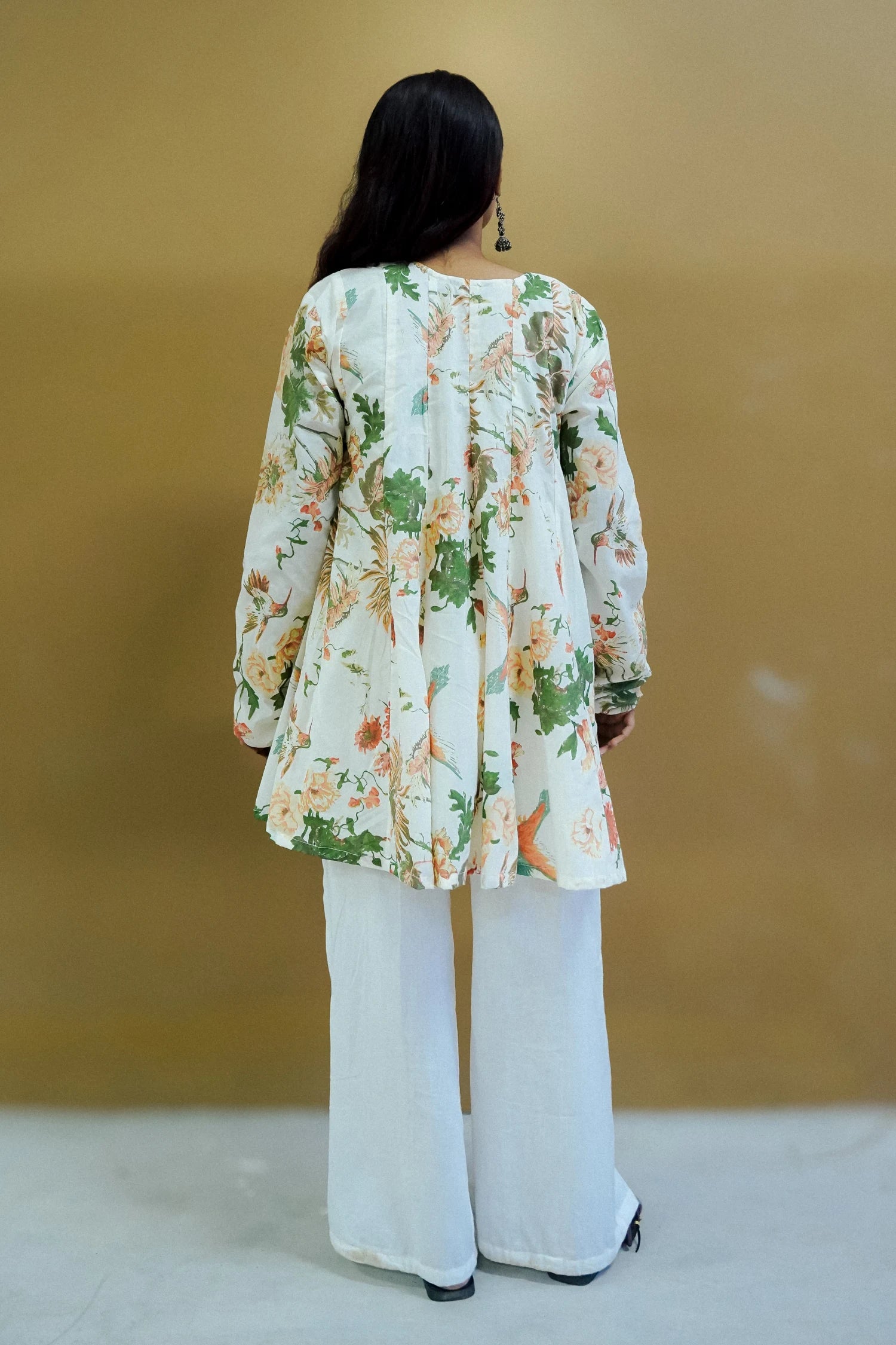 Ivory Petal Kurti