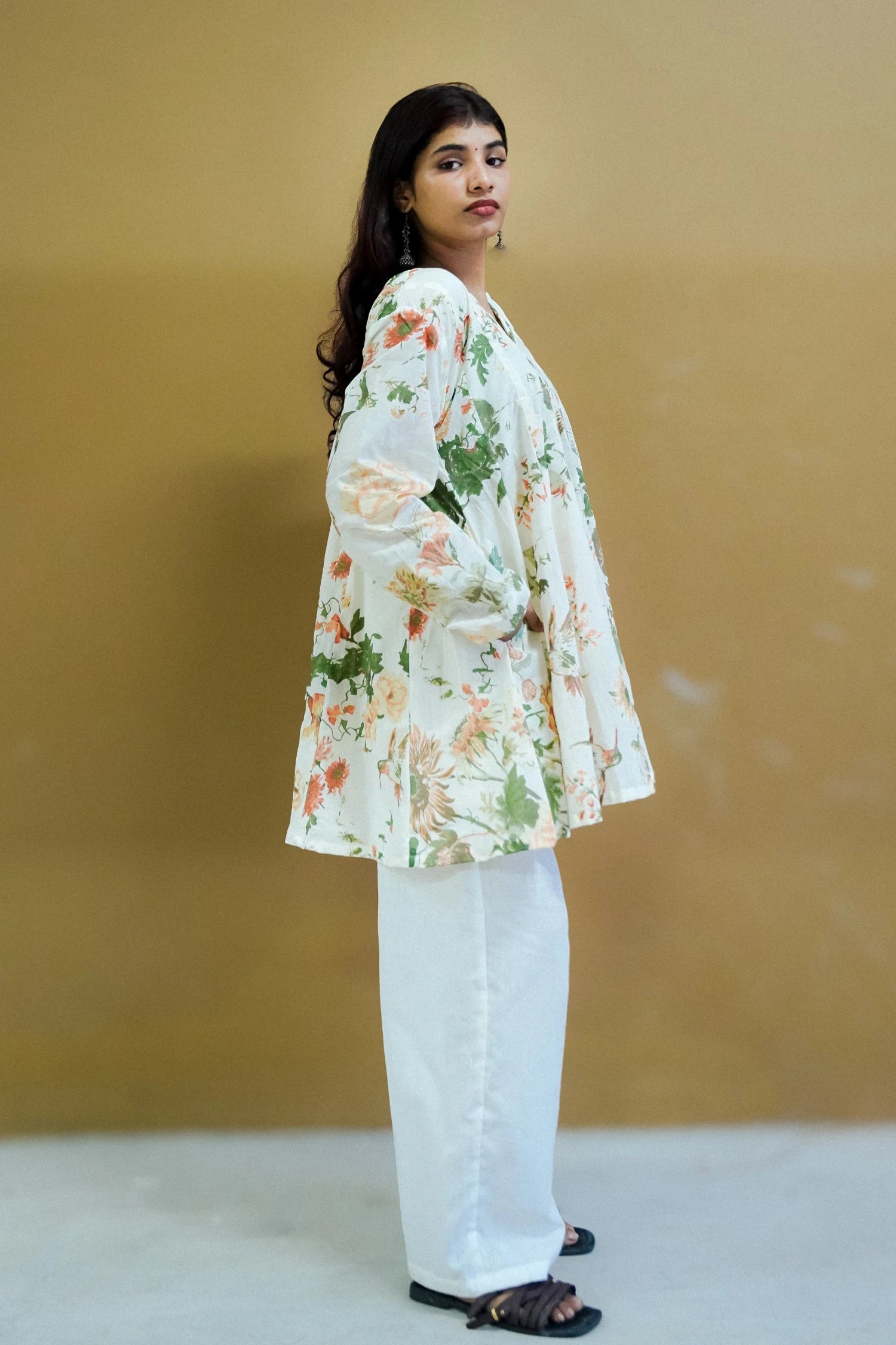 Ivory Petal Kurti