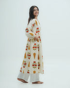 Kesariya Bloom Kurti