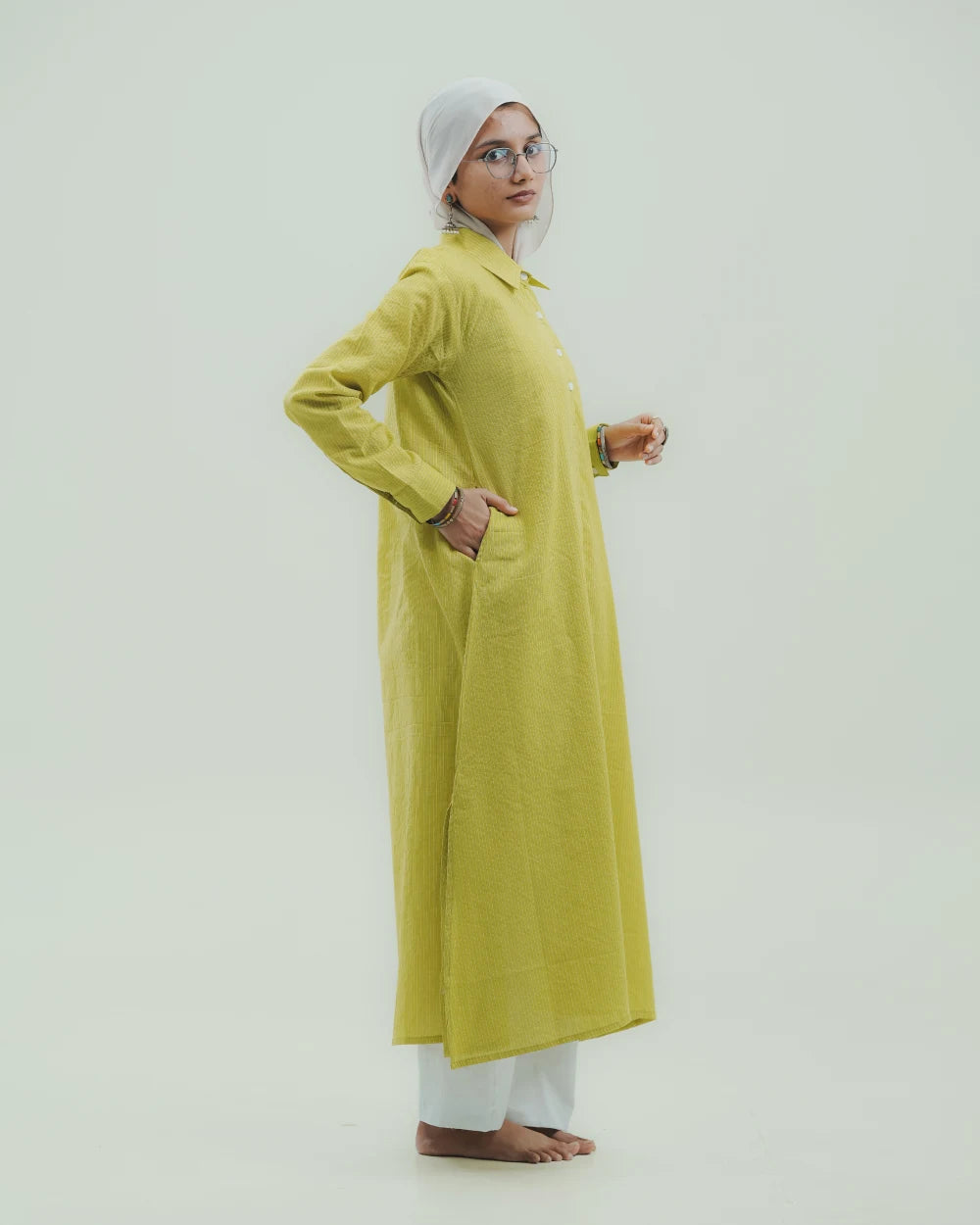 Lime Green Long Shirt