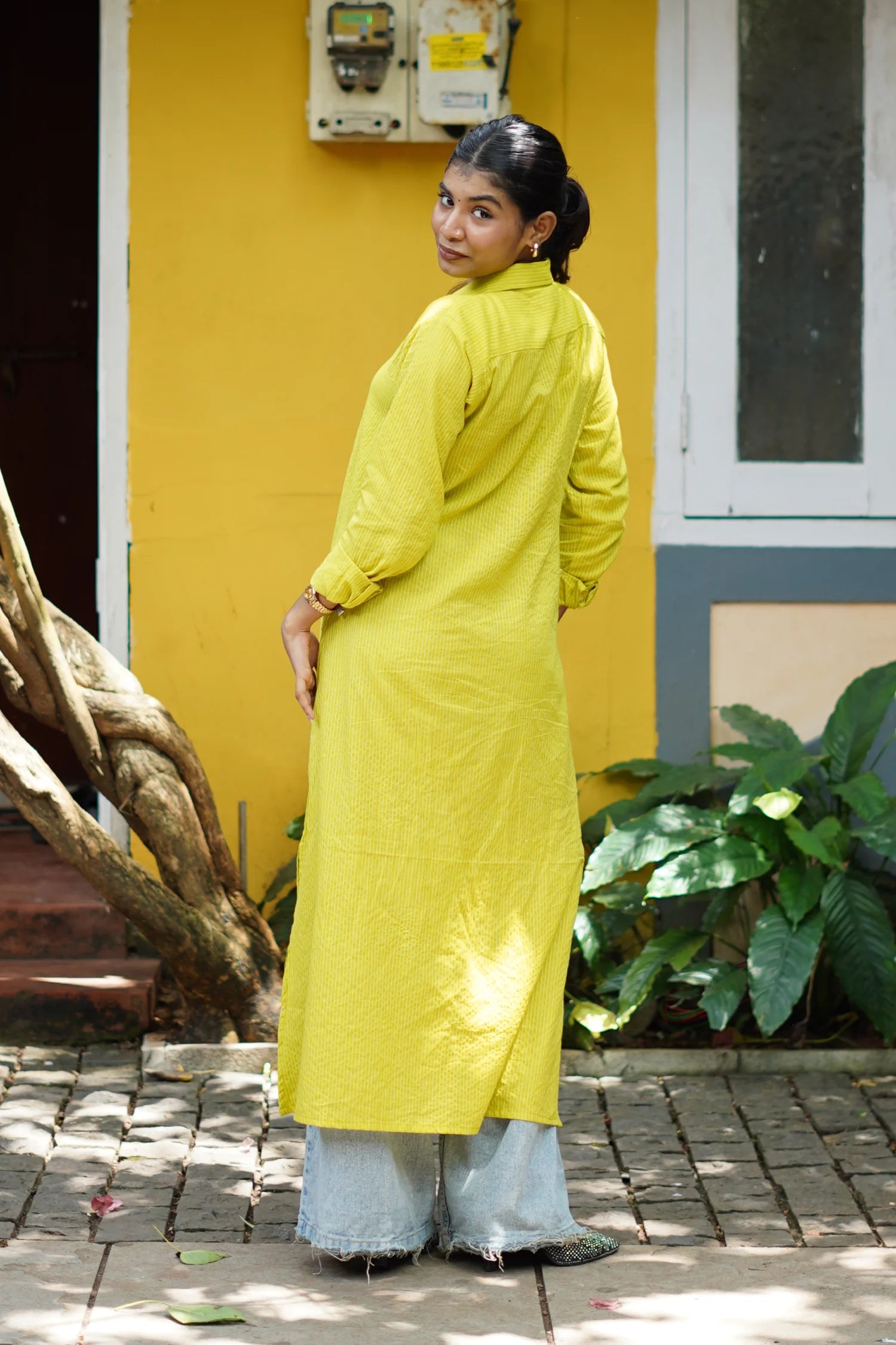 Lime Green Long Shirt