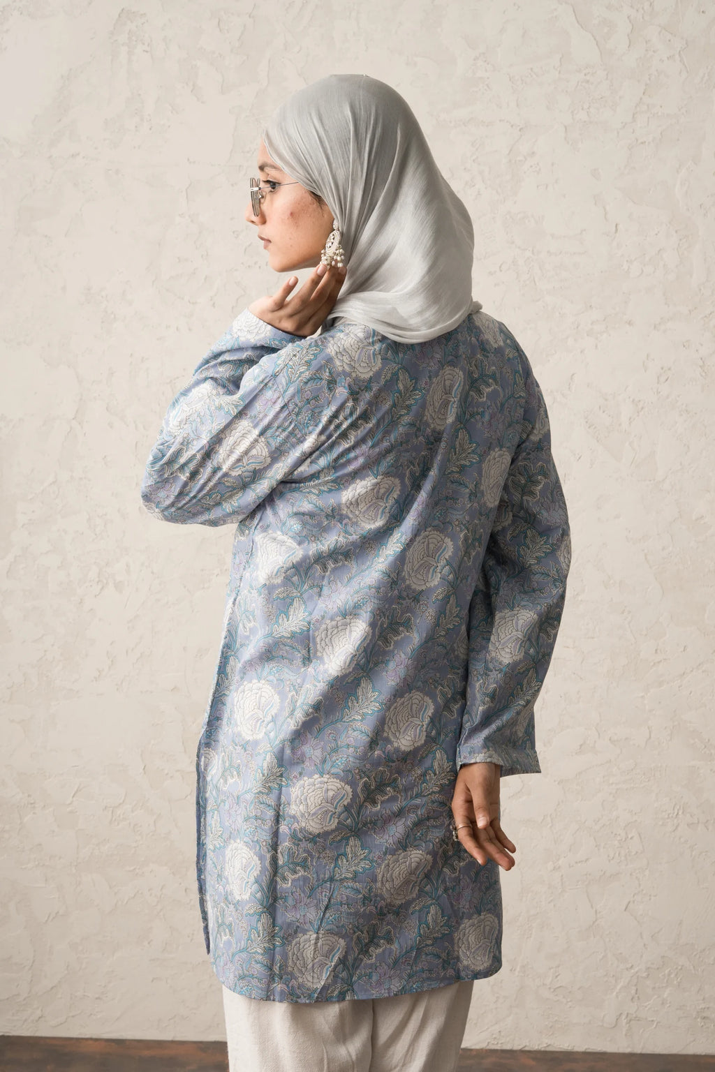 Meher Sky Knee Kurti