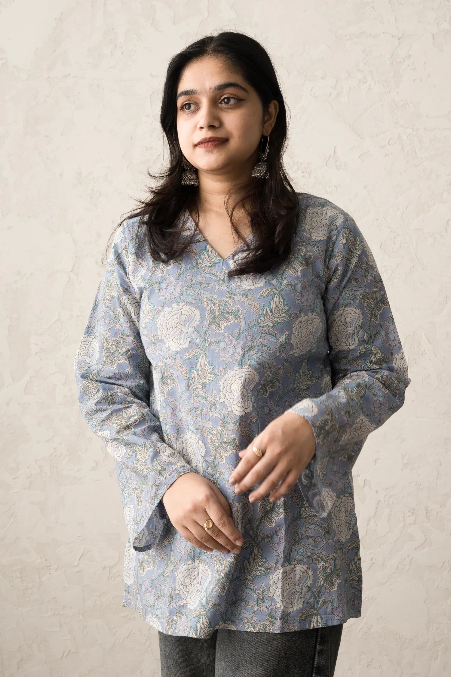 Meher Sky Short Kurti