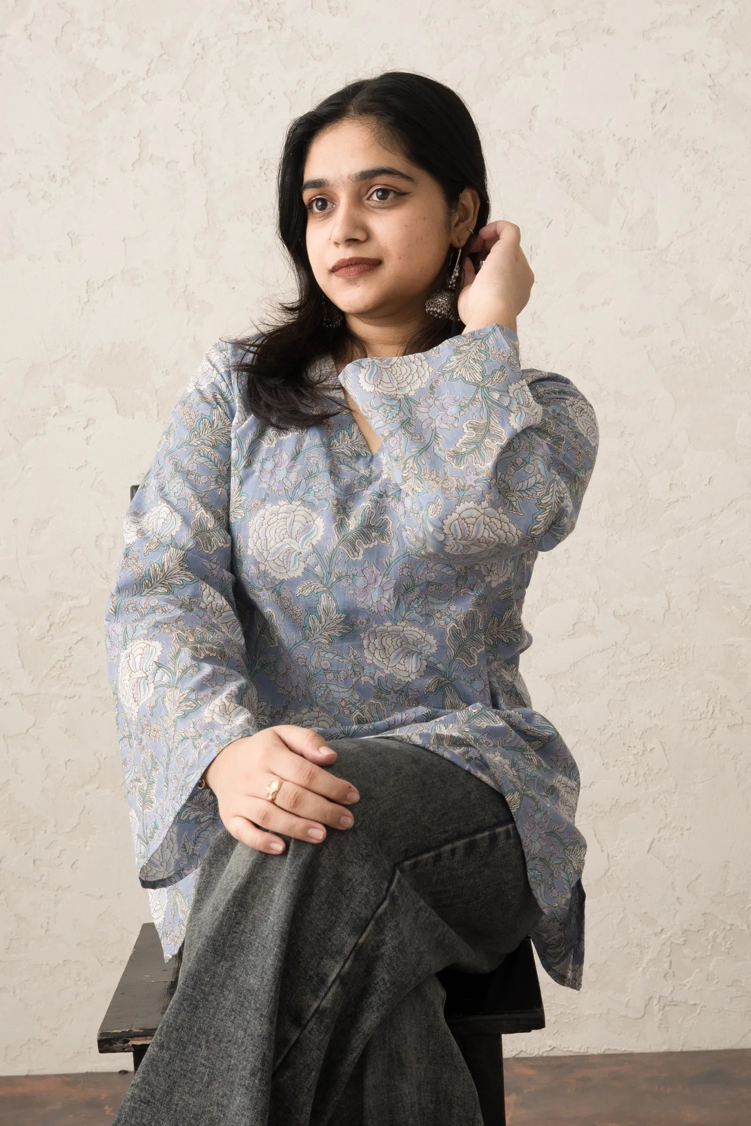 Meher Sky Short Kurti