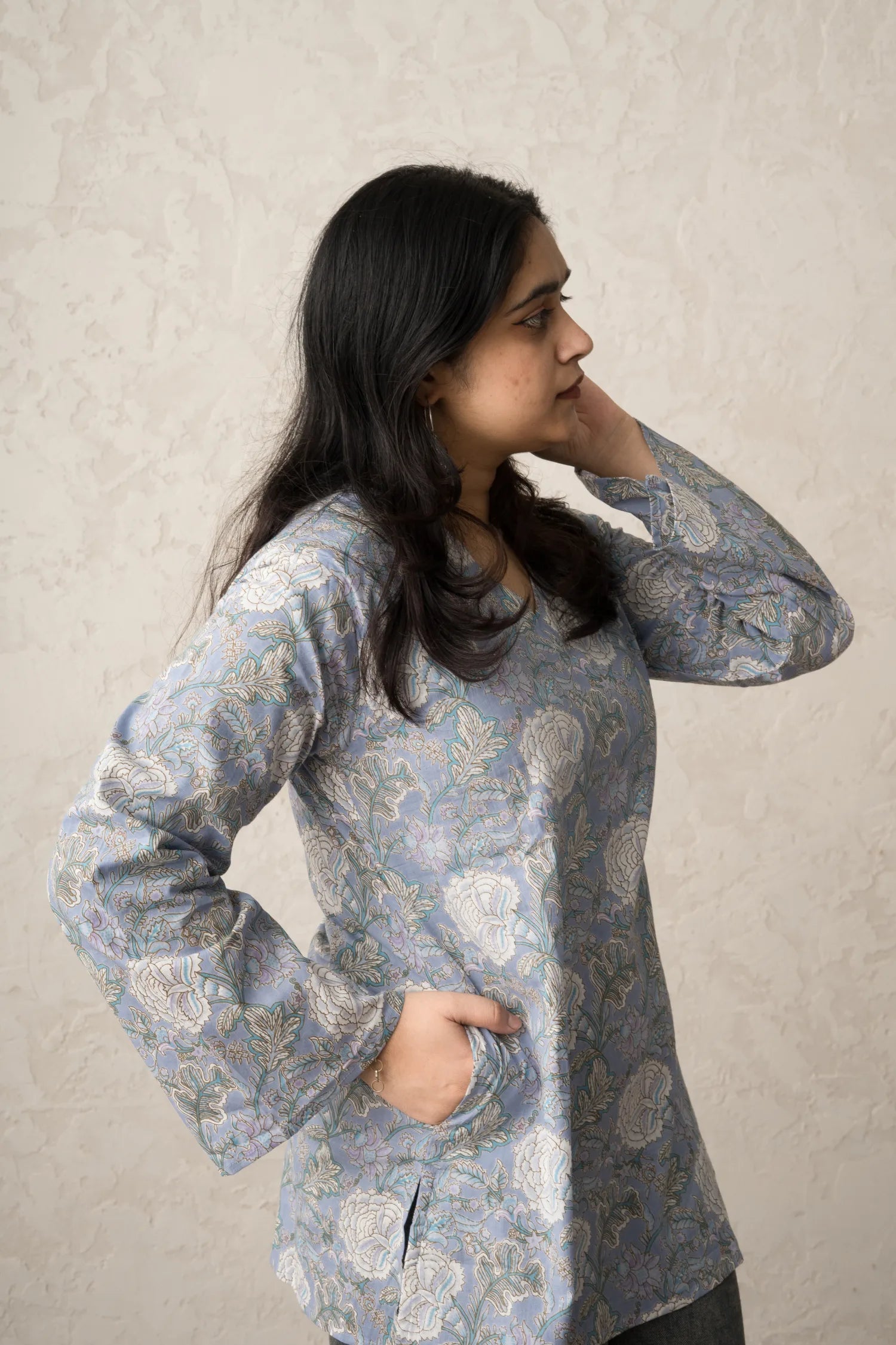 Meher Sky Short Kurti