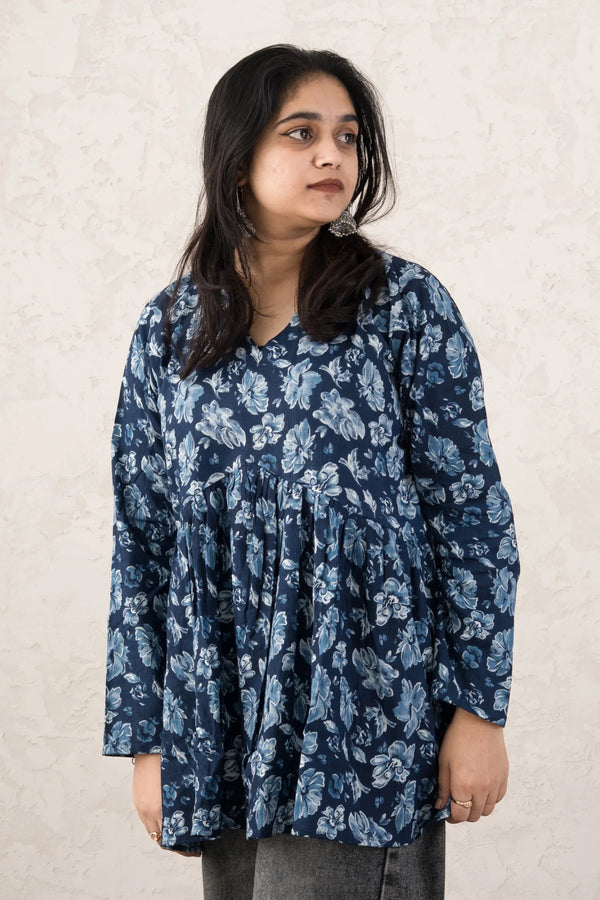 Moonshade Flared Short Kurti