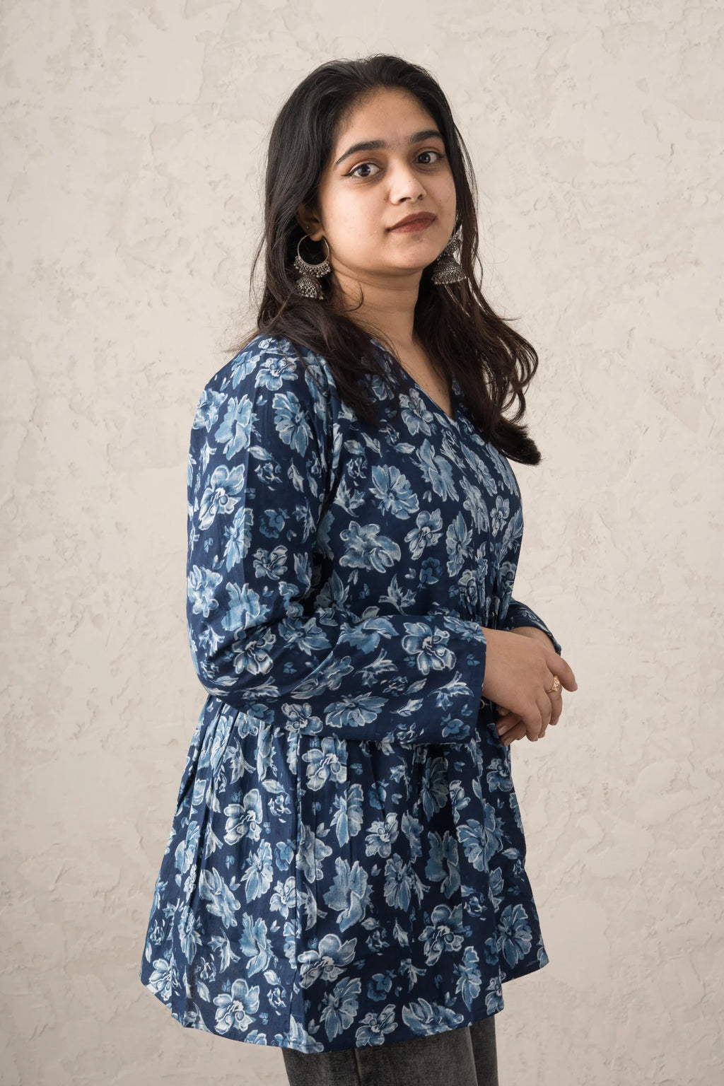 Moonshade Flared Short Kurti