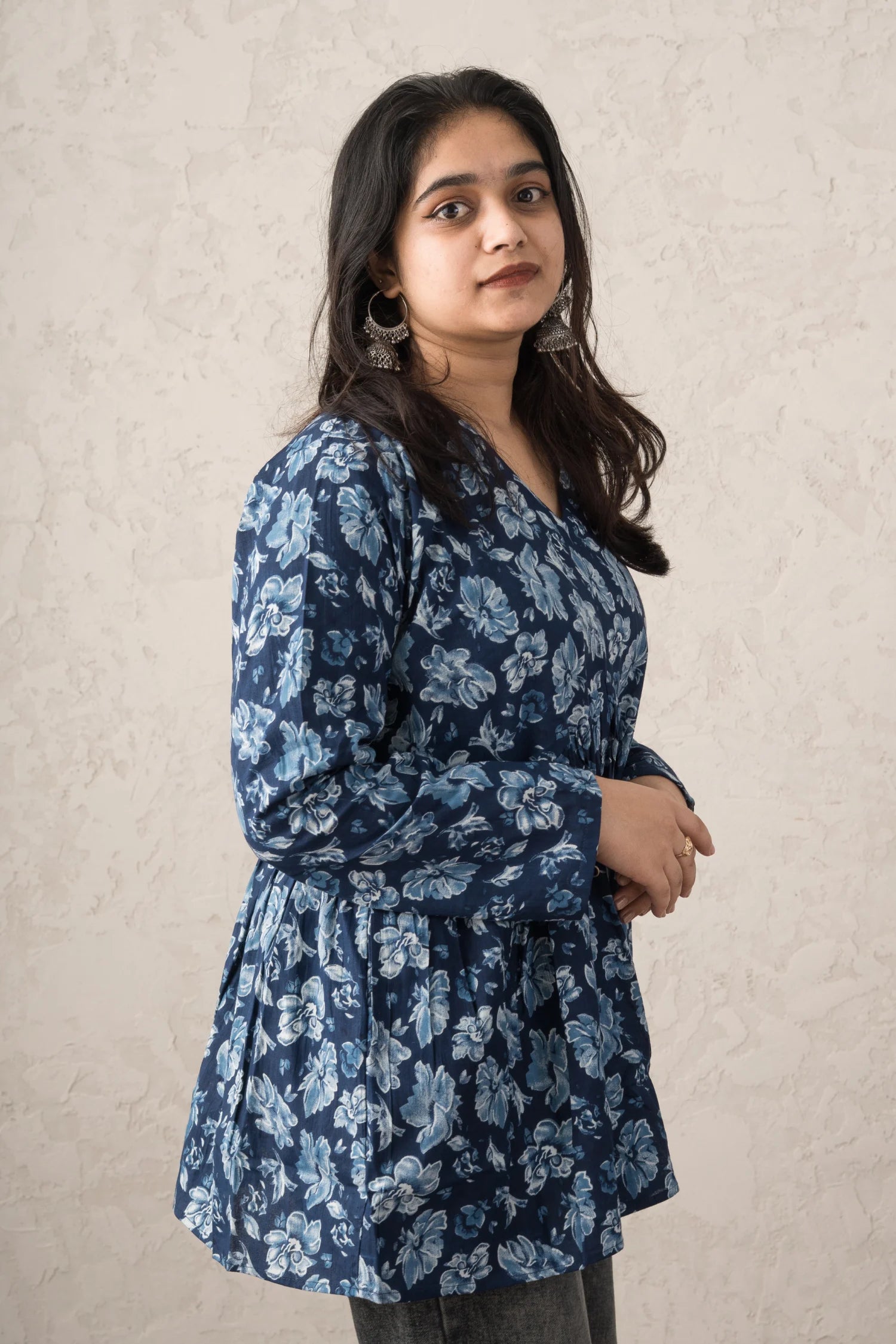 Moonshade Flared Short Kurti