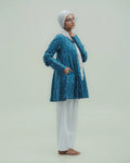 Noor Umbrella Ocean Blue Kurti