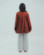 Noor Umbrella Terracotta Kurti