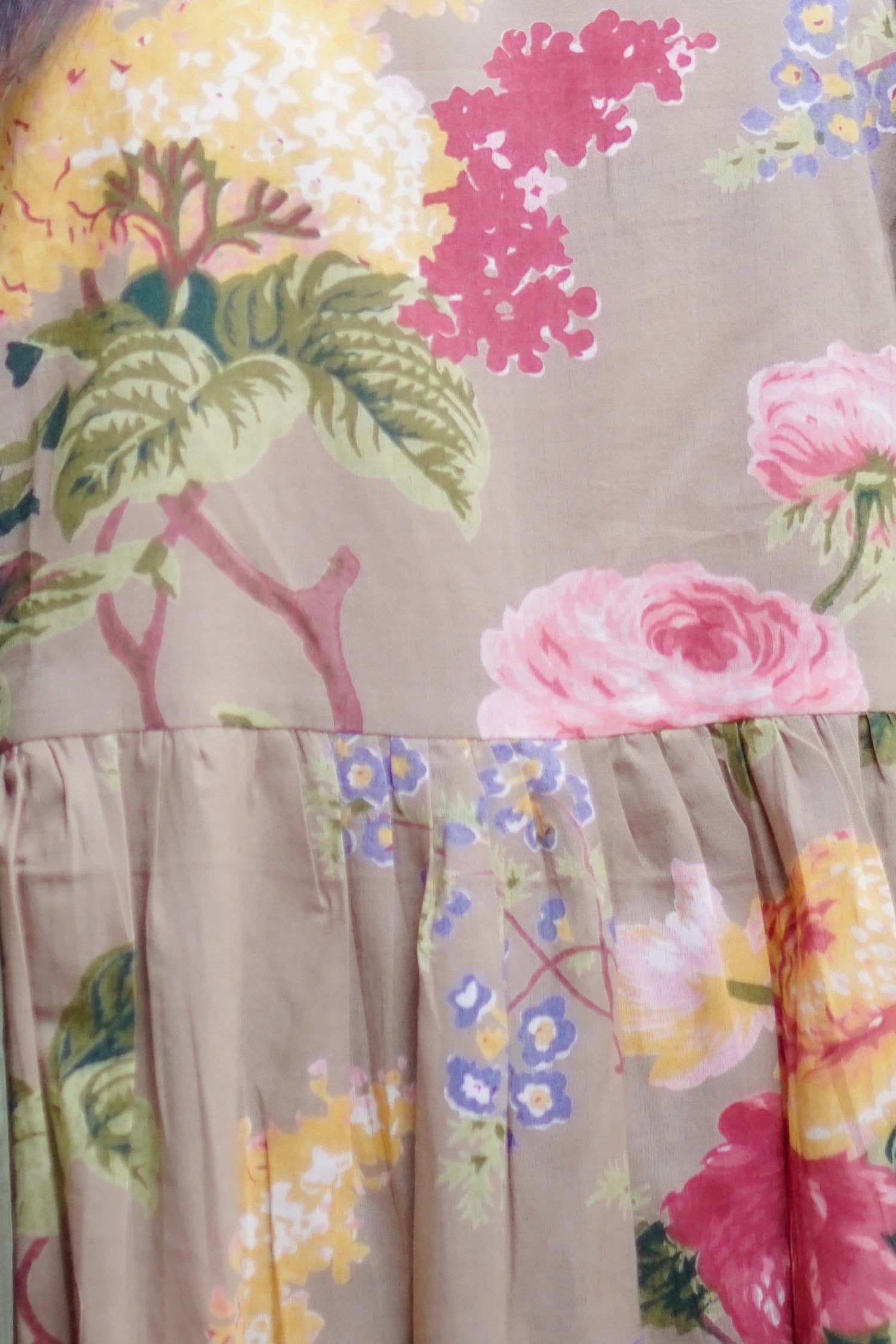 Olive Bloom Long Kurti