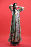 Olive Bloom Long Kurti