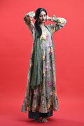 Olive Bloom Long Kurti