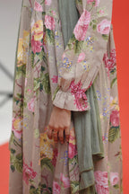 Olive Bloom Long Kurti