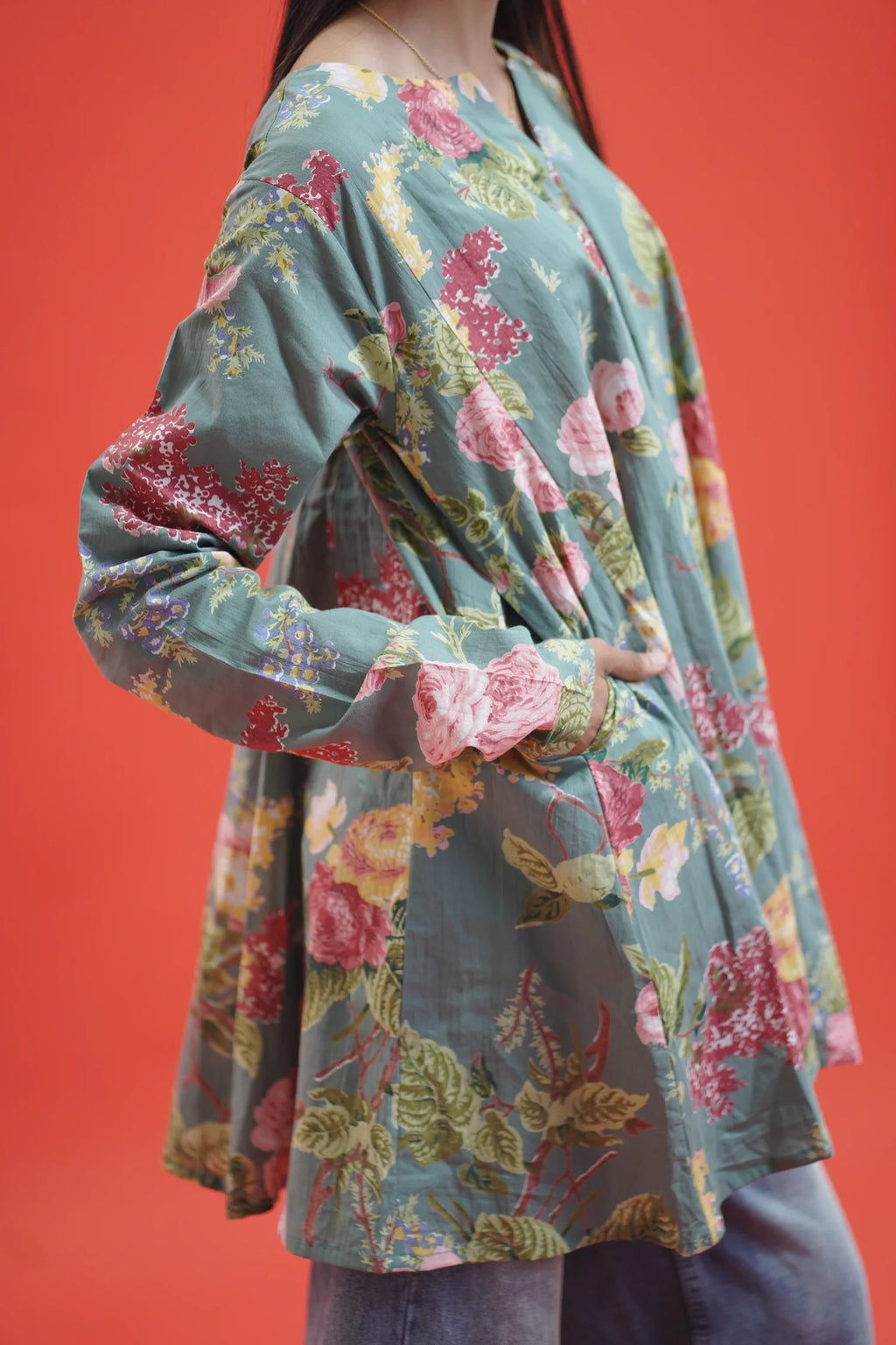 Olive Petal Kurti