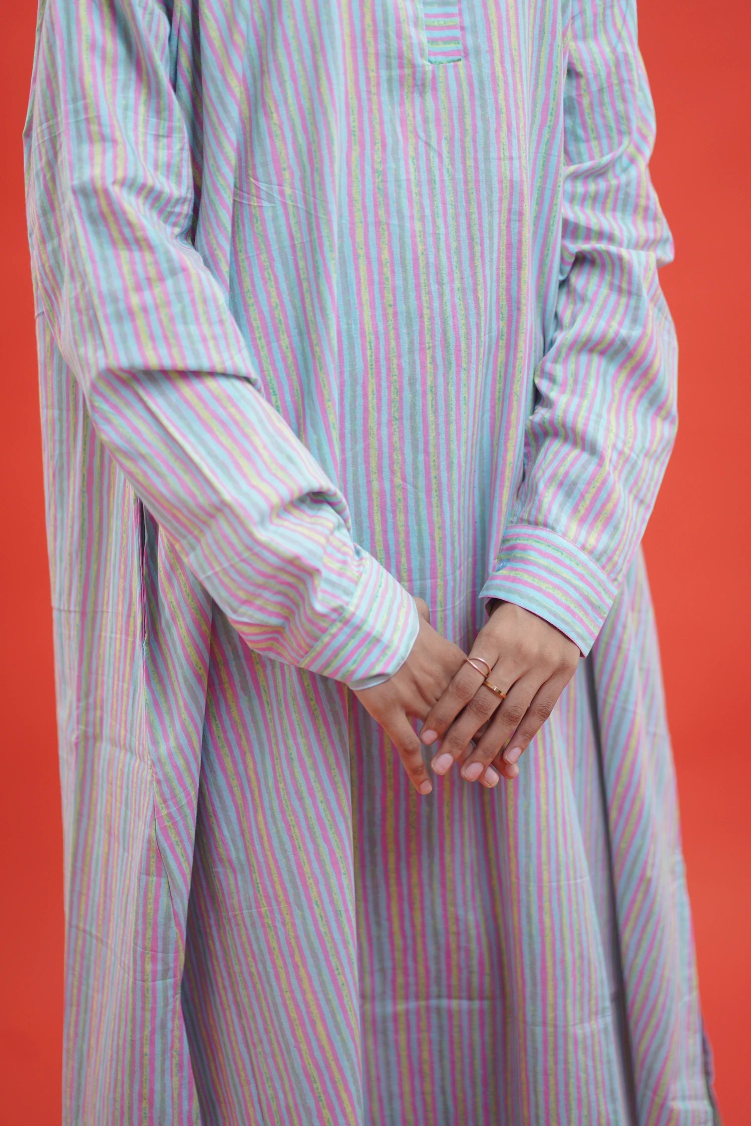 Pastel Drift Long Shirt