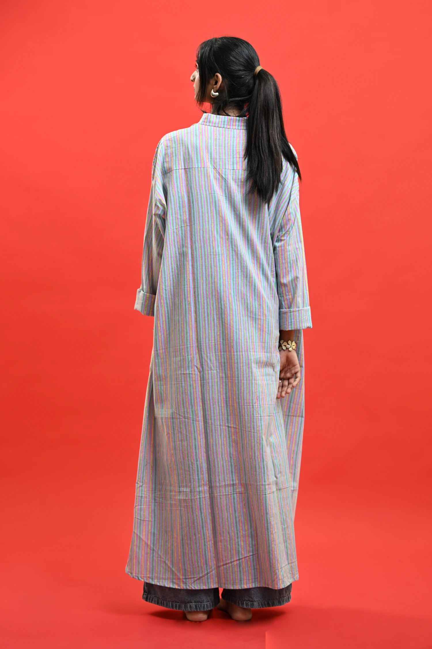 Pastel Drift Long Shirt