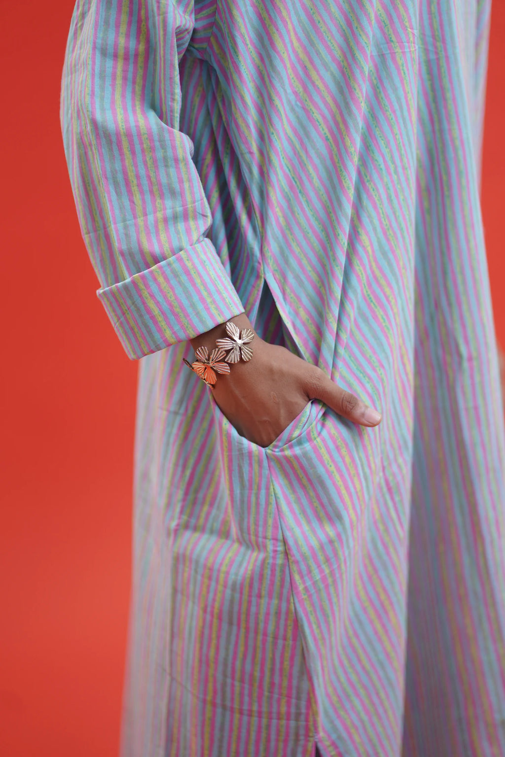 Pastel Drift Long Shirt