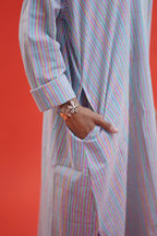 Pastel Drift Long Shirt