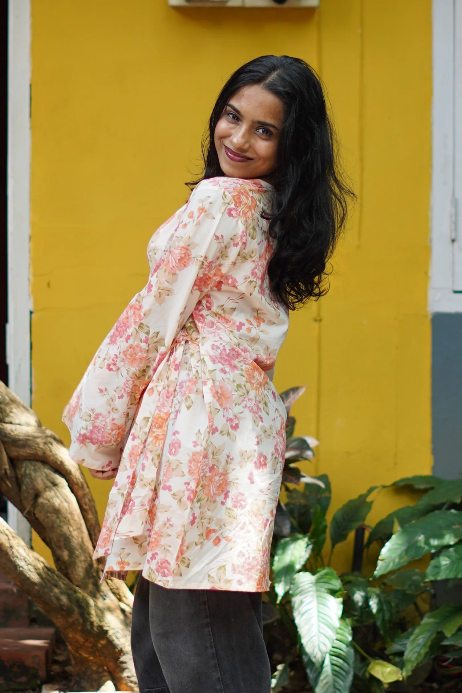 Peach Blossom Short Kurti