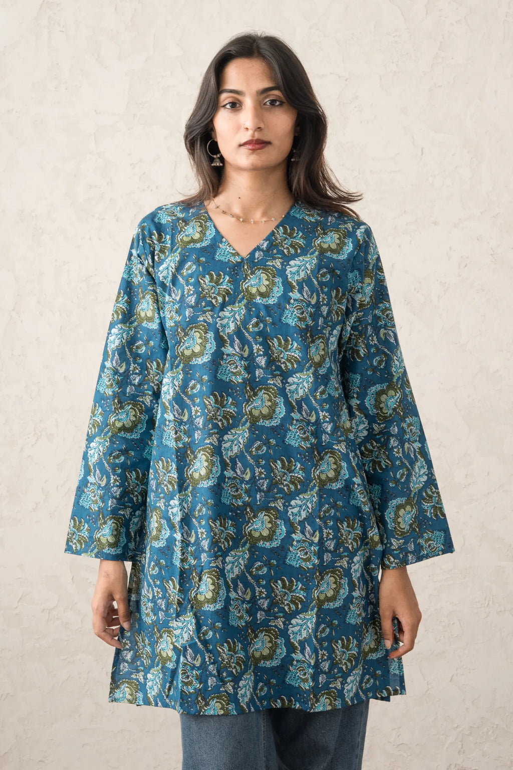 Peacock Knee Kurti