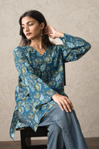 Peacock Knee Kurti