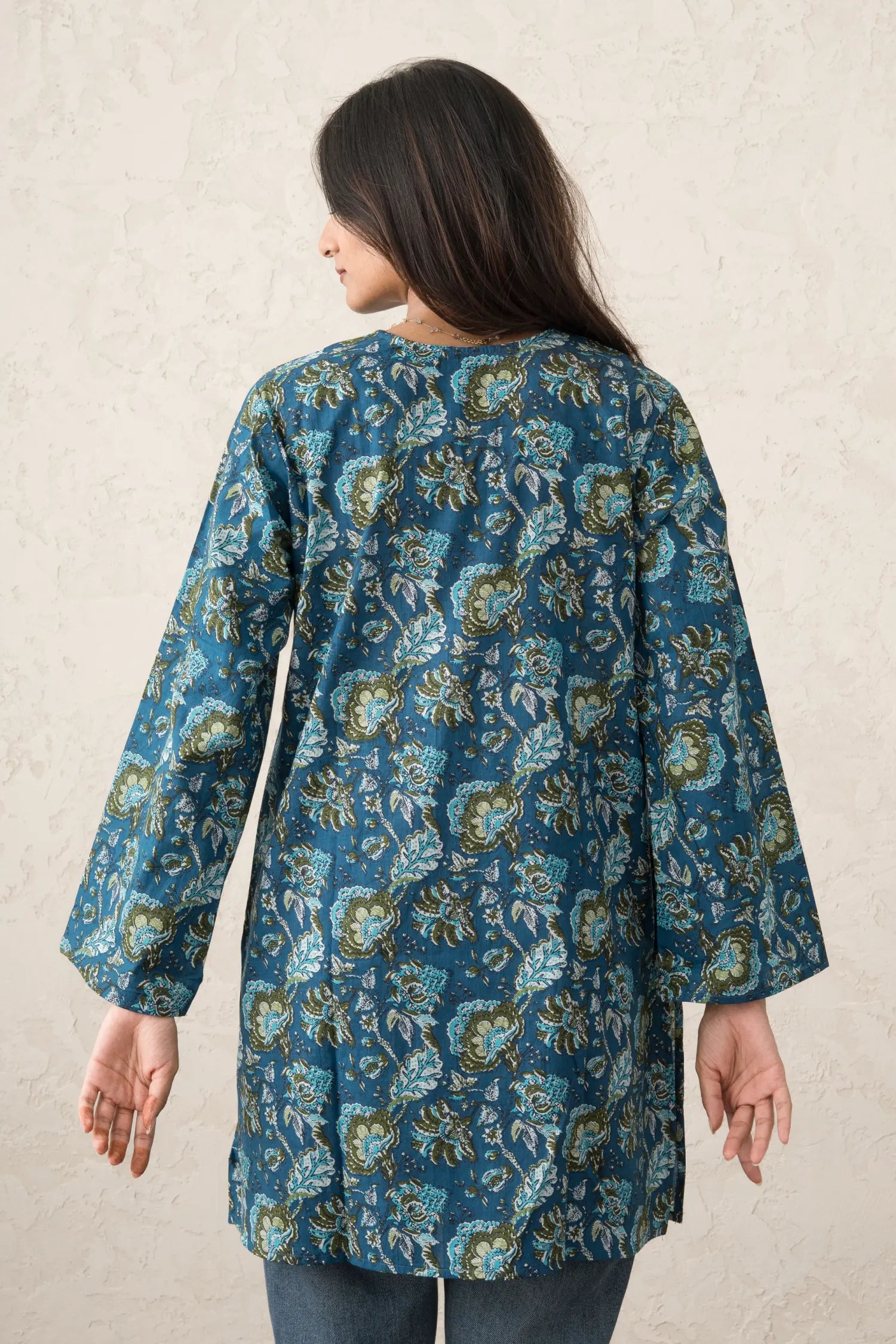 Peacock Knee Kurti