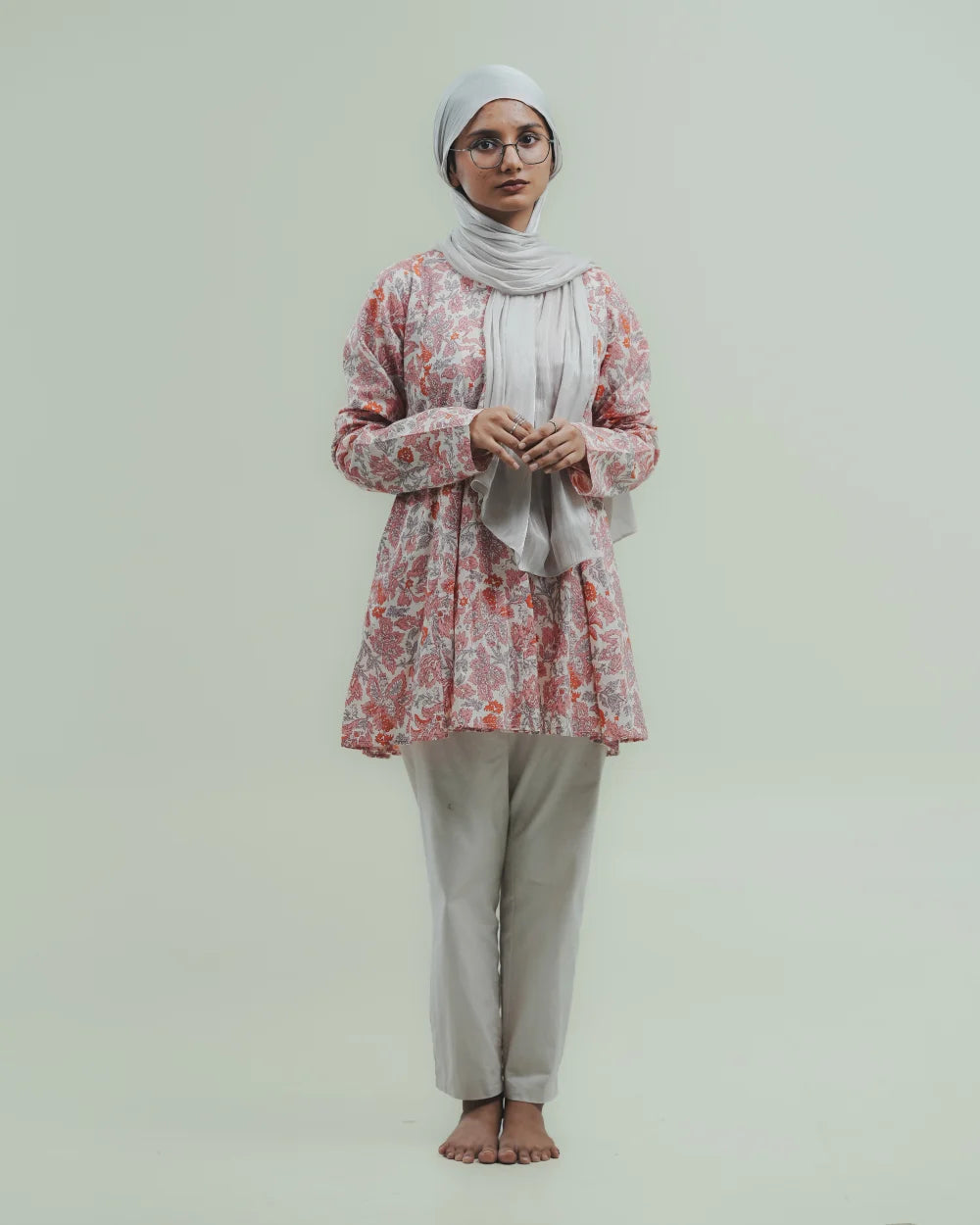 Rosette Umbrella Kurti
