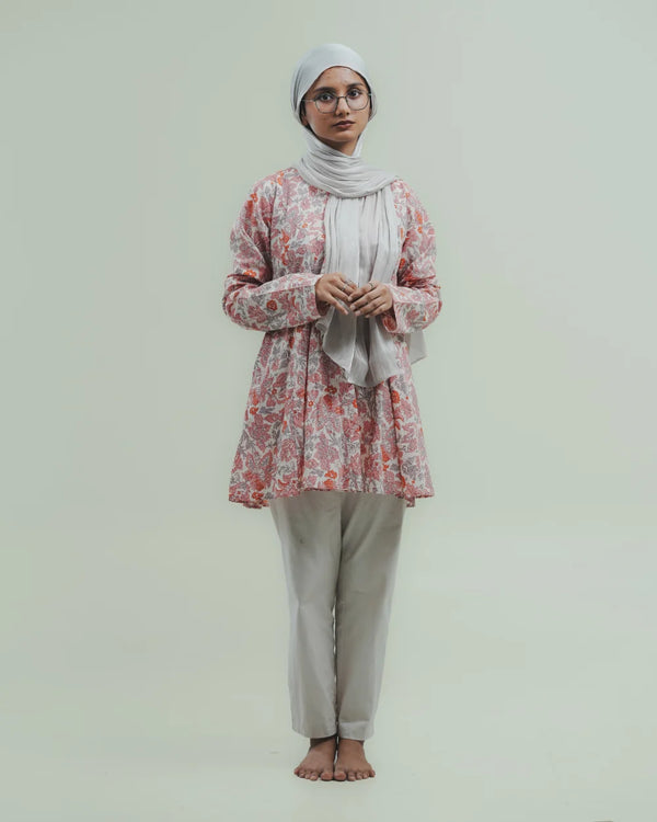 Rosette Umbrella Kurti