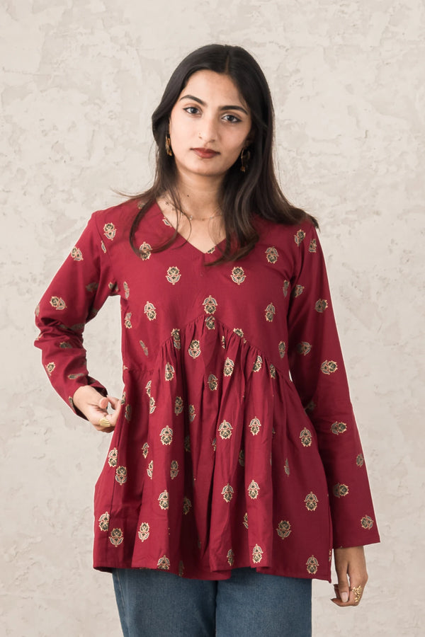 Rubi Flared Short Kurti