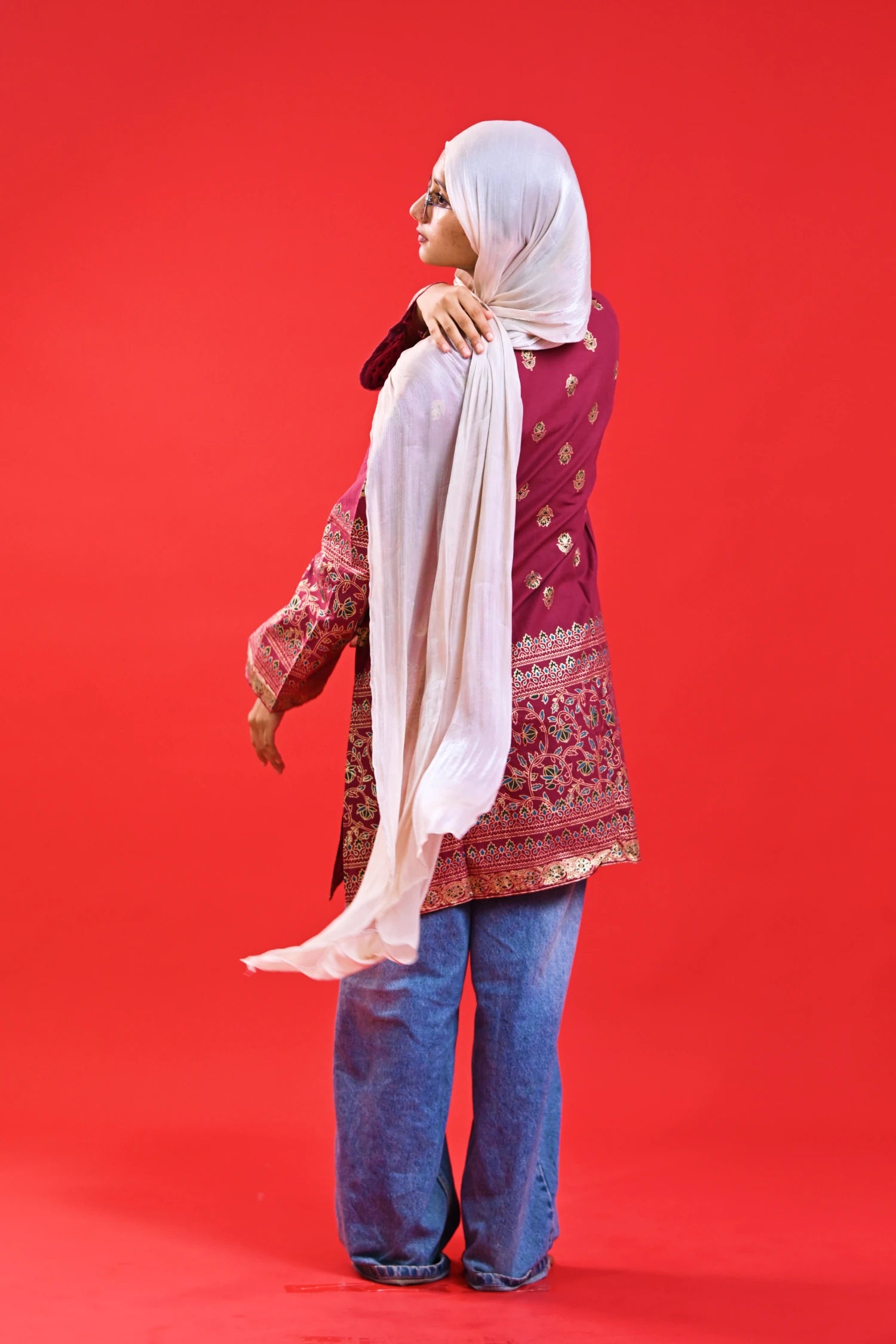 Ruby Shine Knee Kurti