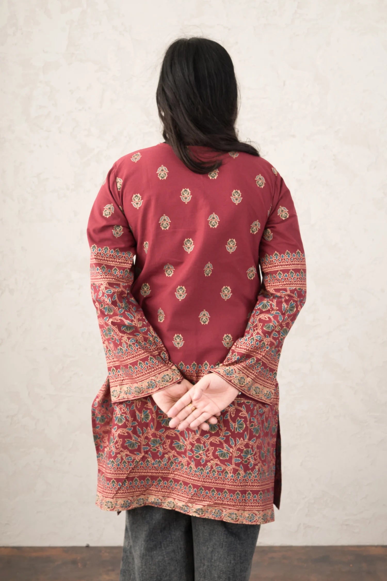 Ruby Knee Kurti