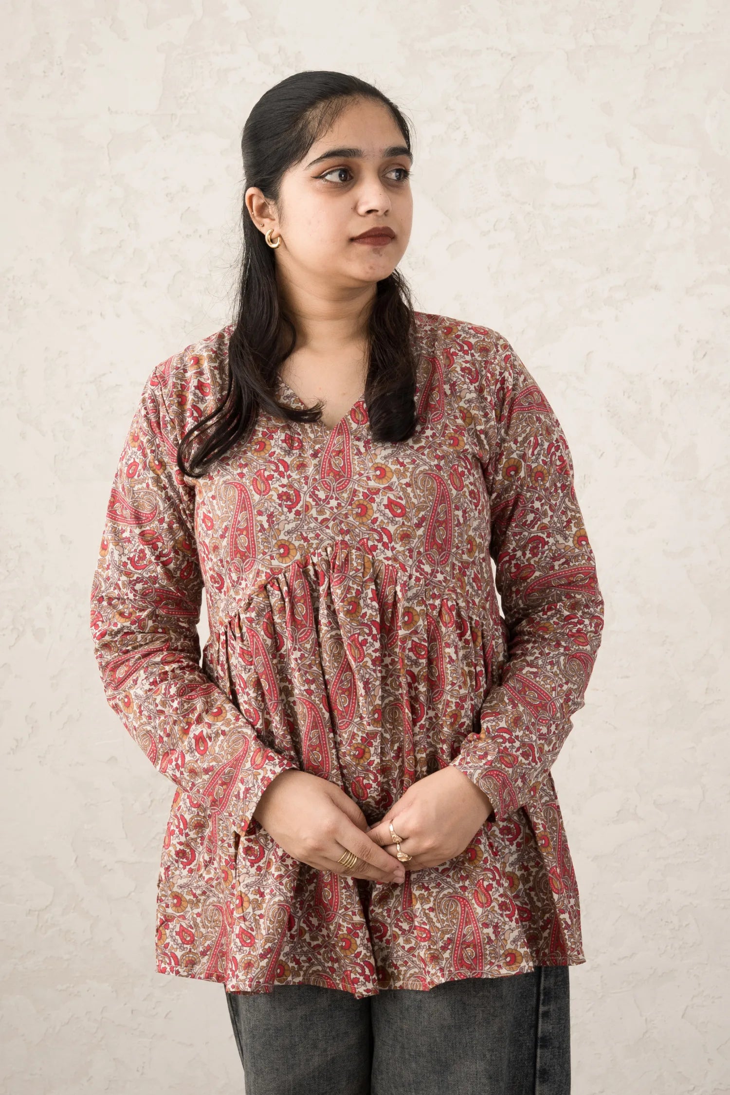 Ruhaani Flared Short Kurti