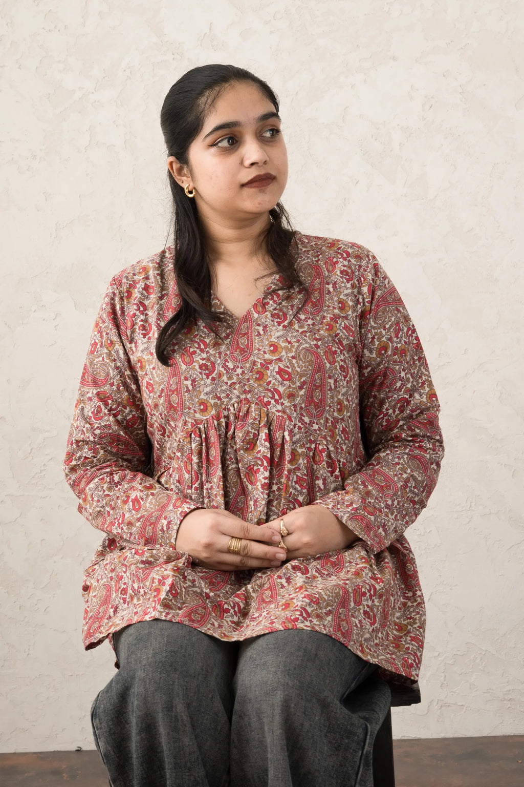 Ruhaani Flared Short Kurti