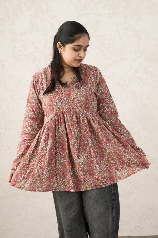 Ruhaani Flared Short Kurti