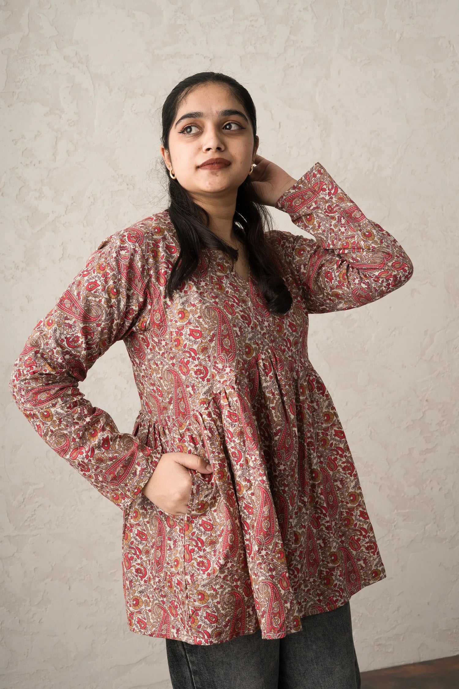 Ruhaani Flared Short Kurti