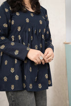 Sapphire Flared Short Kurti