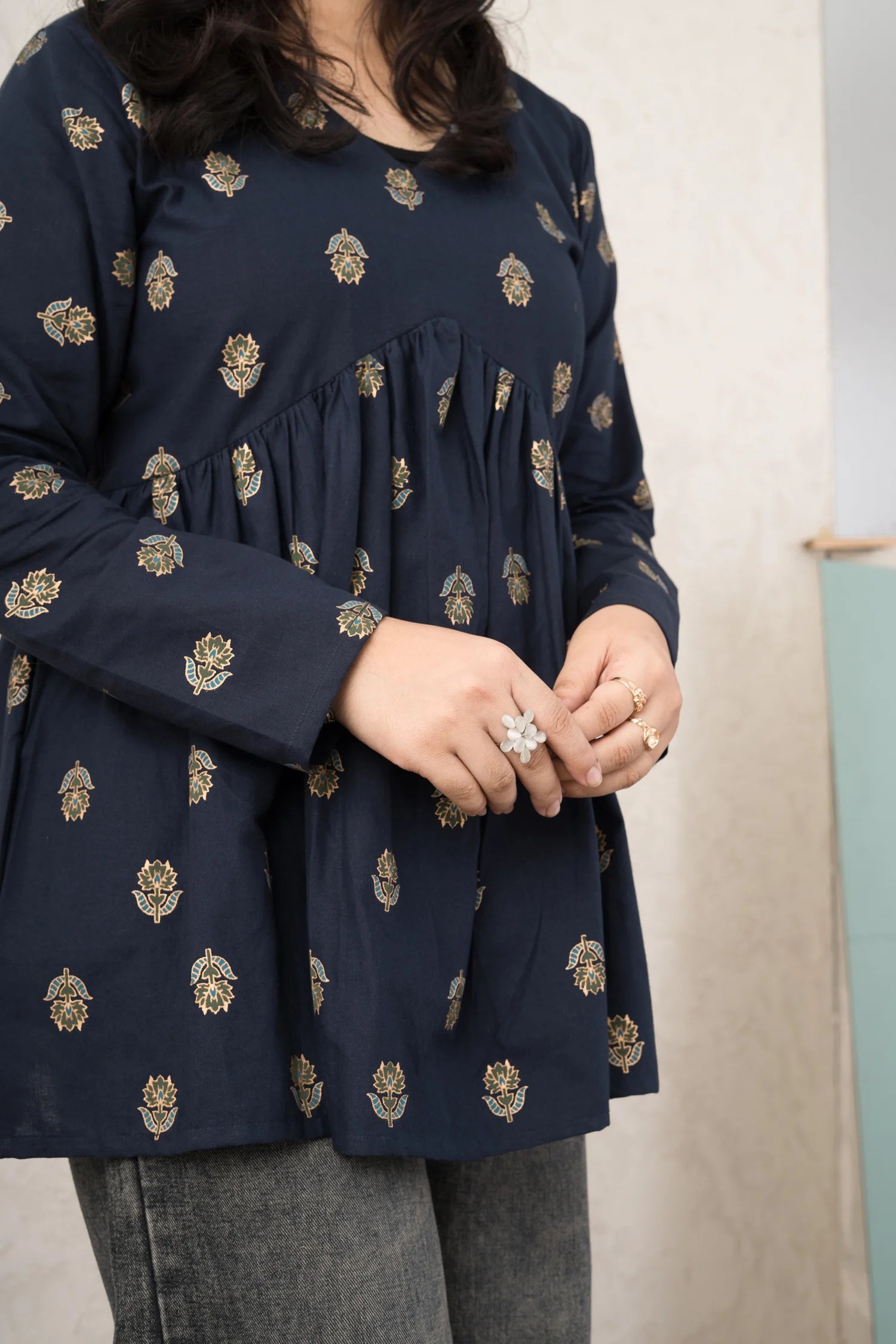 Sapphire Flared Short Kurti