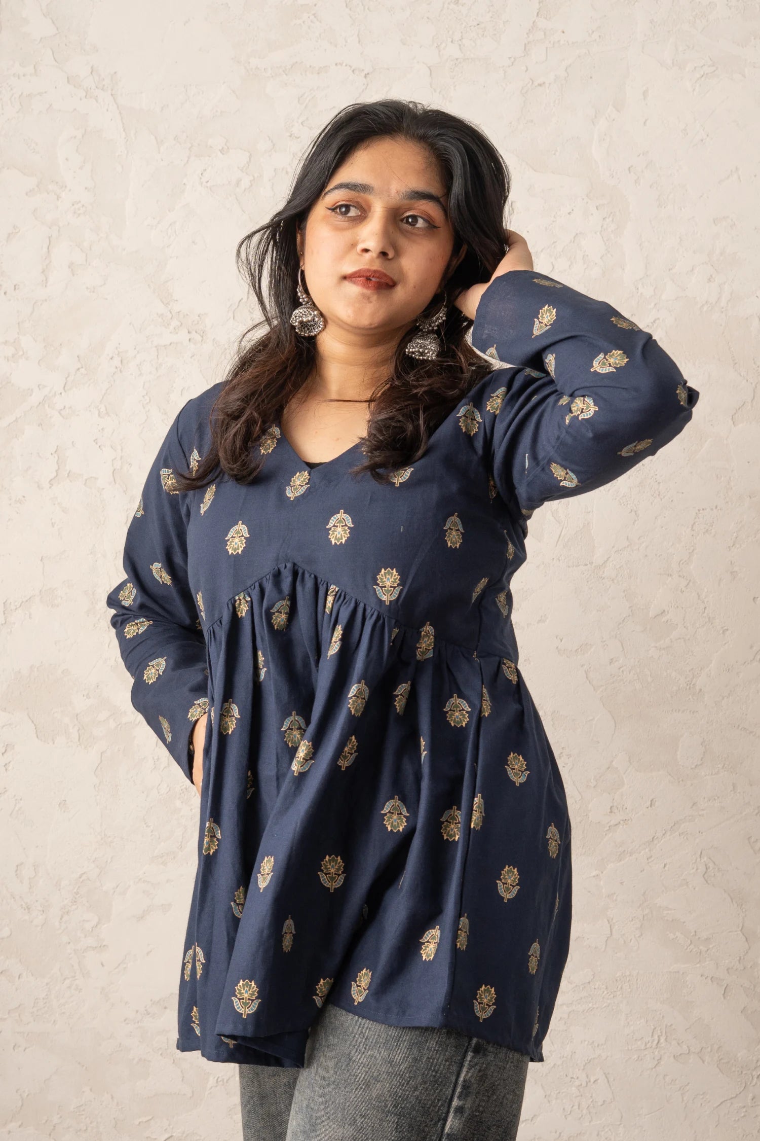 Sapphire Flared Short Kurti