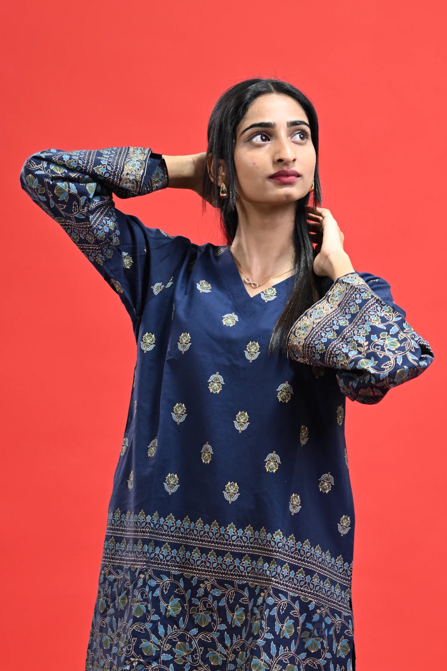 Sapphire Knee Kurti