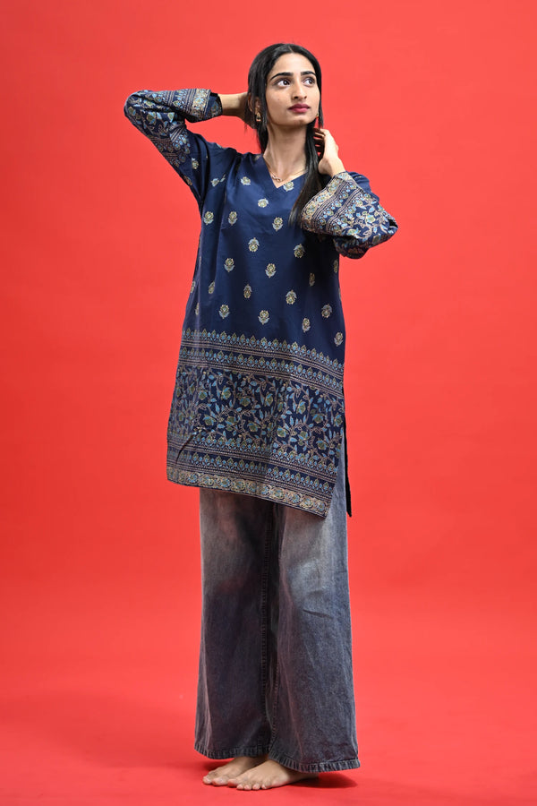 Sapphire Knee Kurti