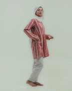 Stripe and Bloom Short Kurti
