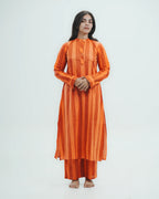 Terracotta Stripe Cord Set