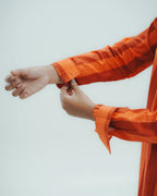 Terracotta Stripe Cord Set