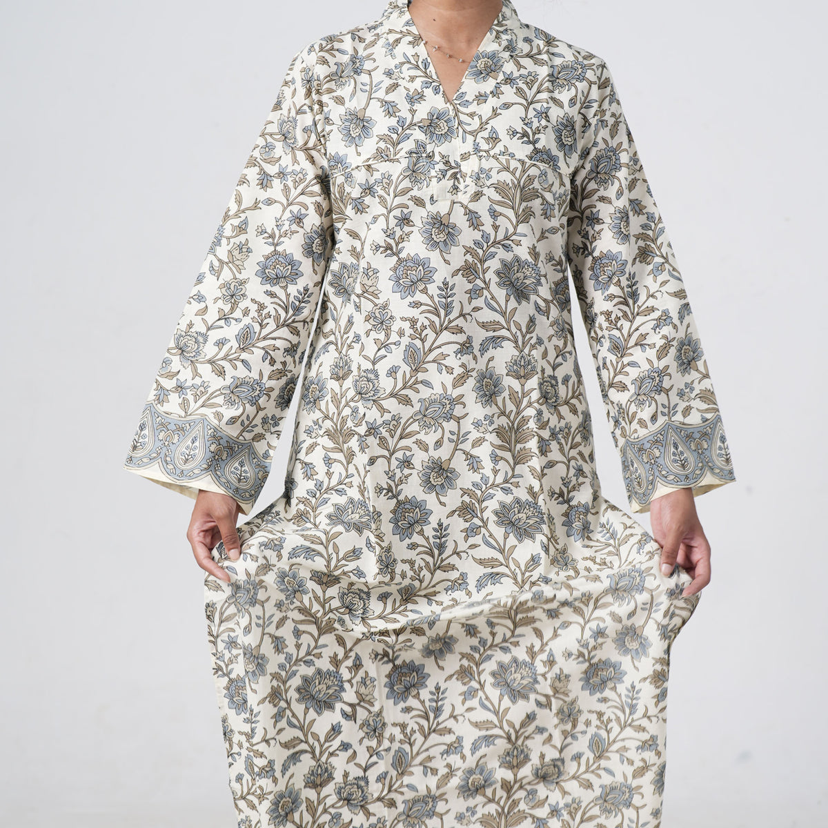 Neel Baagh Long Kurti