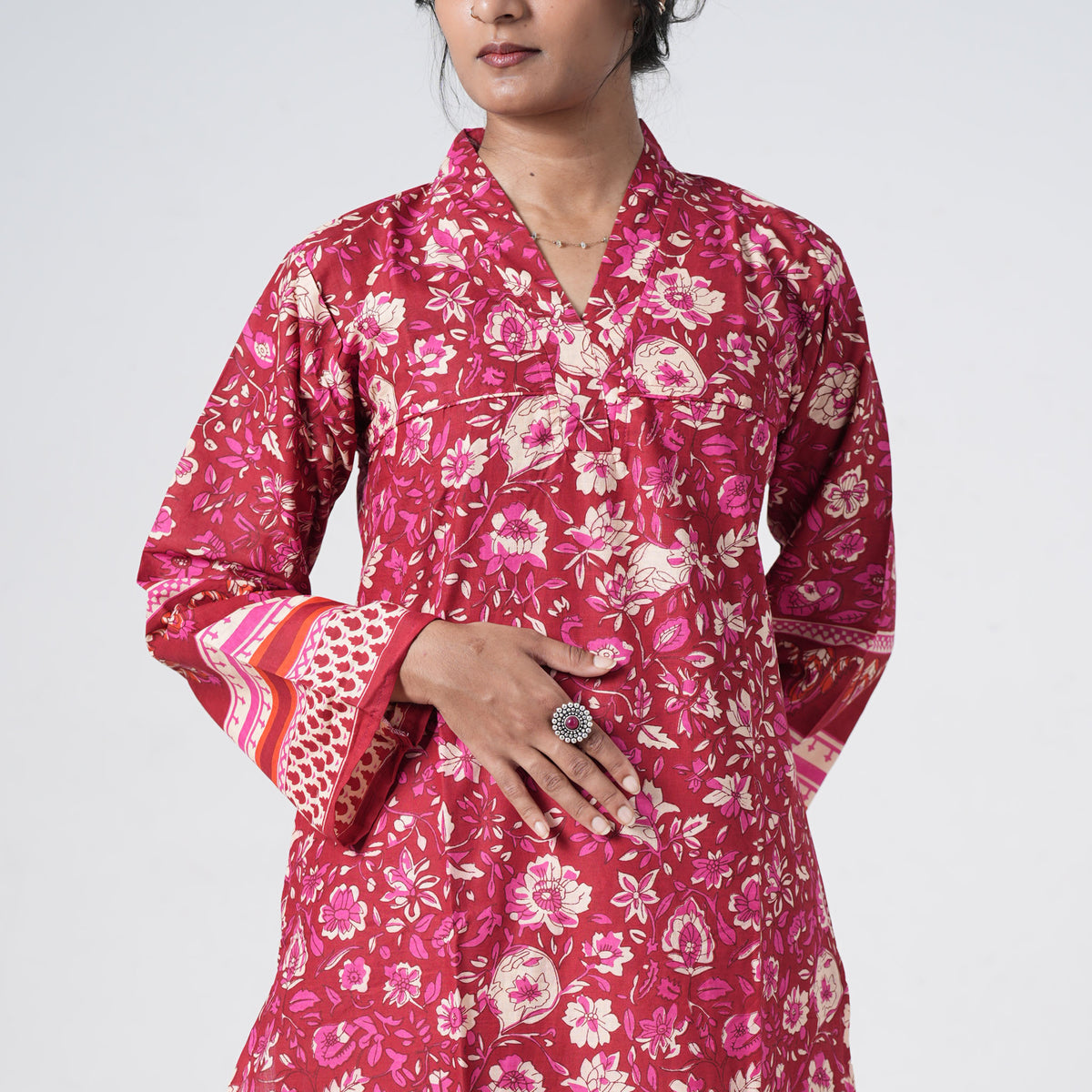 Laal Rang Long Kurti
