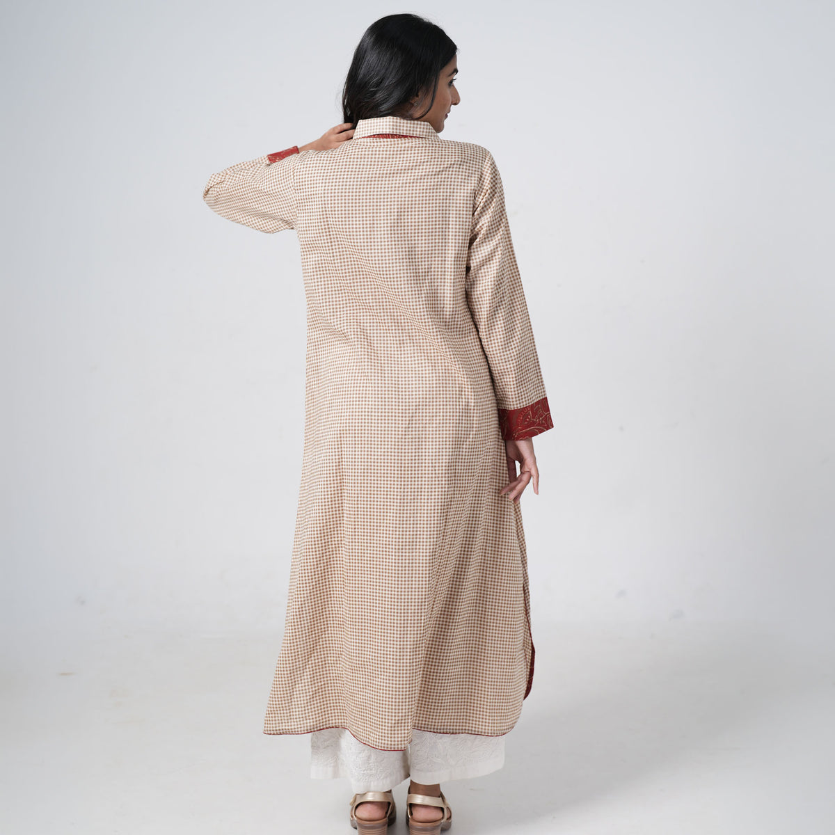 Kashish Check Long Shirt