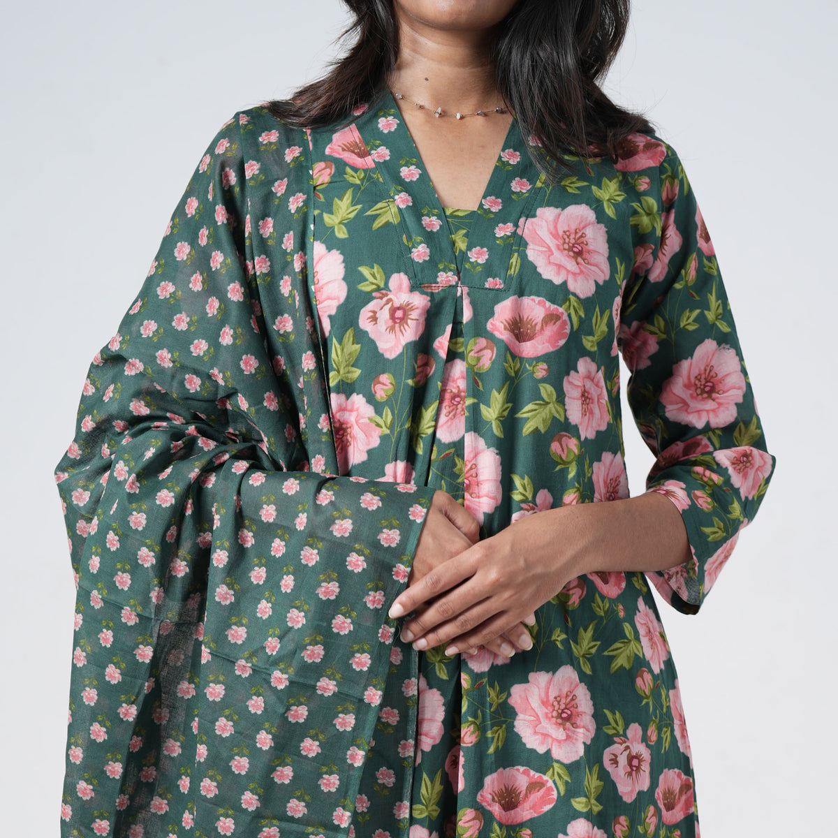Emerald Blossom 3 piece Set