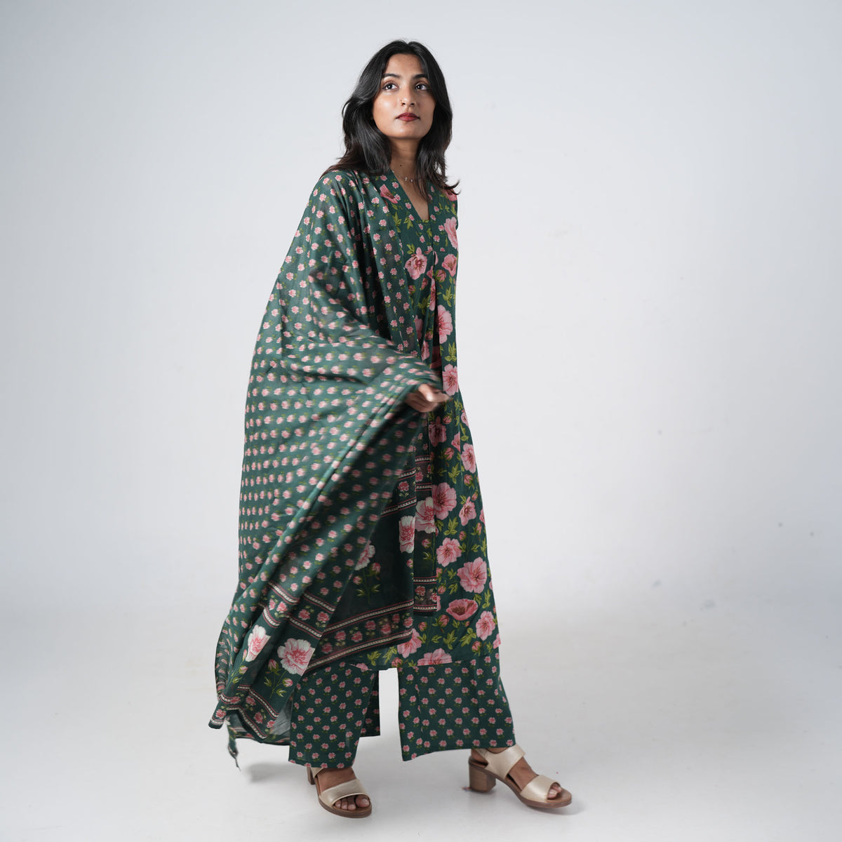 Emerald Blossom 3 piece Set