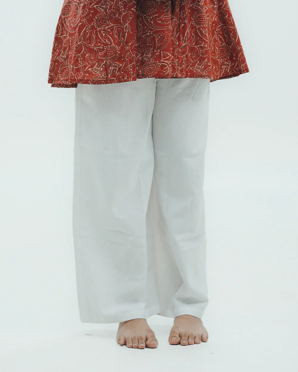 Pure White Palazzo Pants